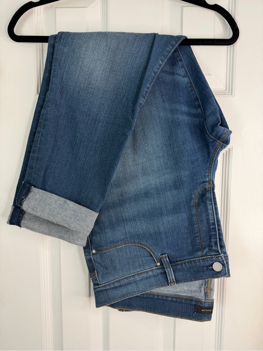 Ann Taylor Cropped Mid-Blue Women's Jeans